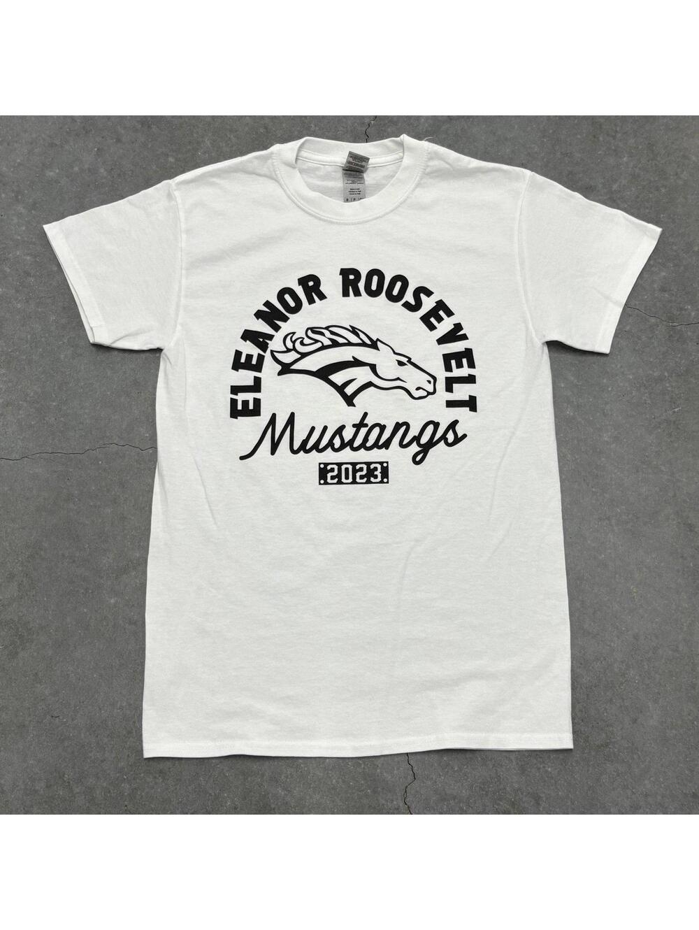 Gildan Eleanor Roosevelt Mustangs T Shirt